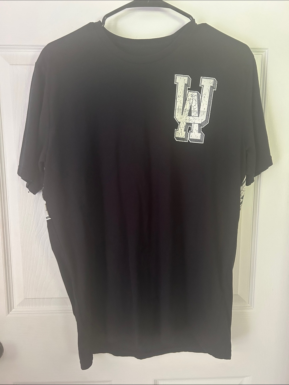 Under Armour Black Short Sleeve Tee with White 'UA' Chest Logo